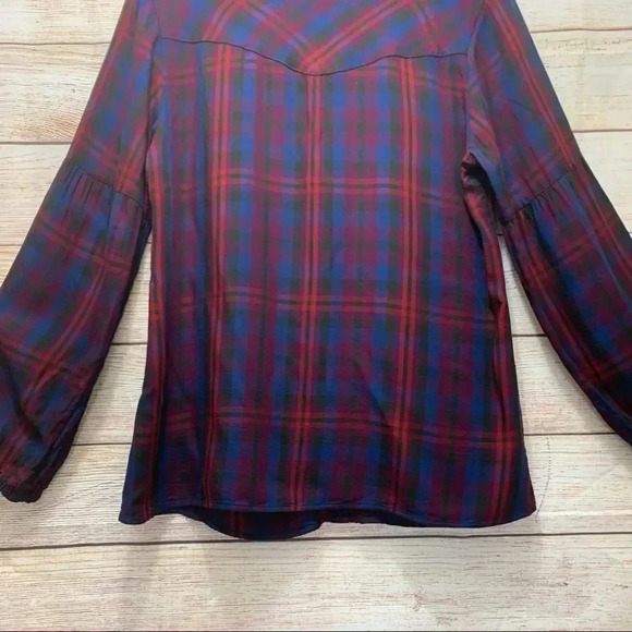 Cabi Caroling Shirt Button Front Check Plaid # 4070 - Picture 8 of 12